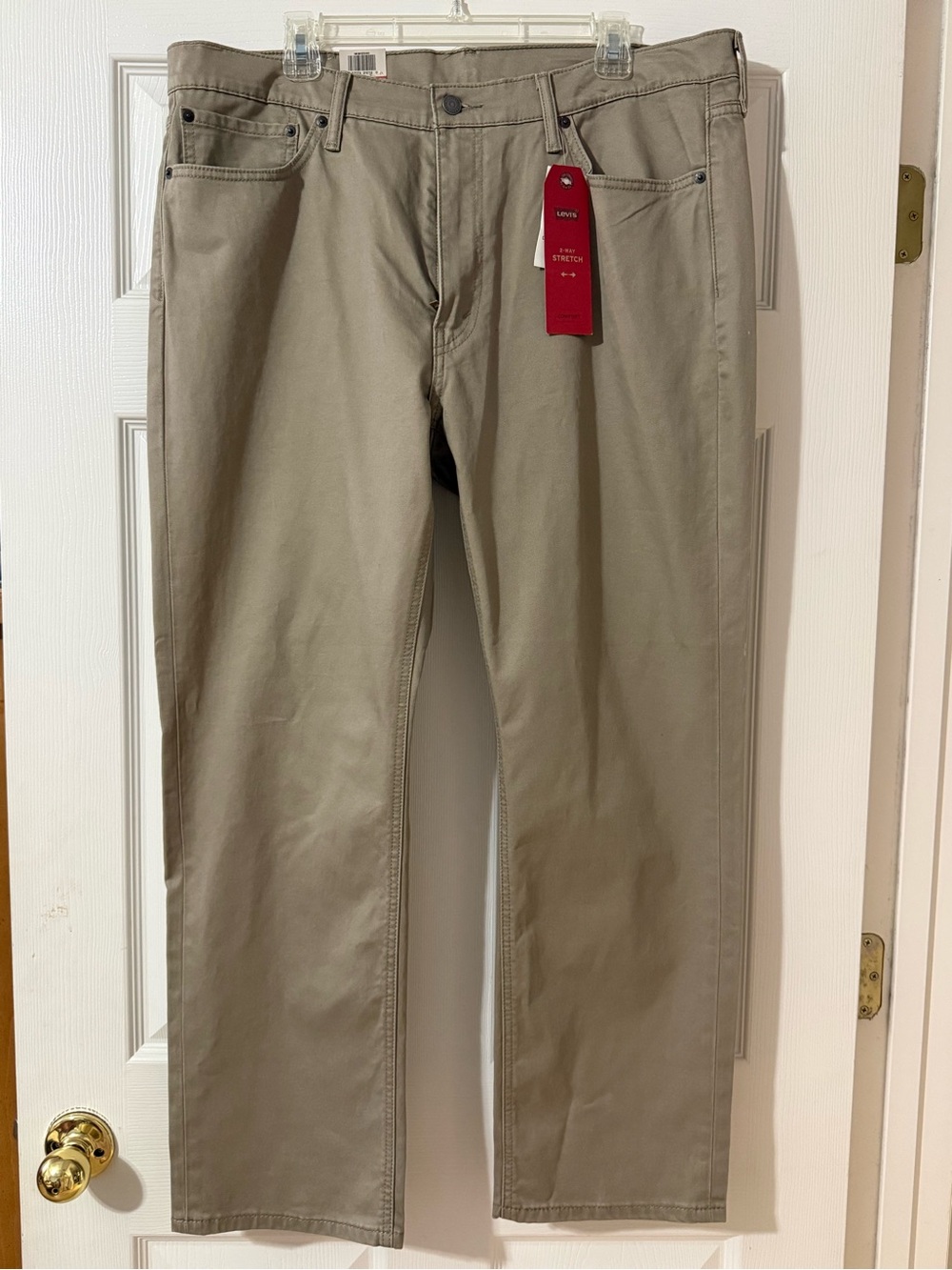 Levi's Men's Khaki Stretch Chinos - Light Tan